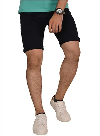 Casual Gabardine Short Navy Blue 