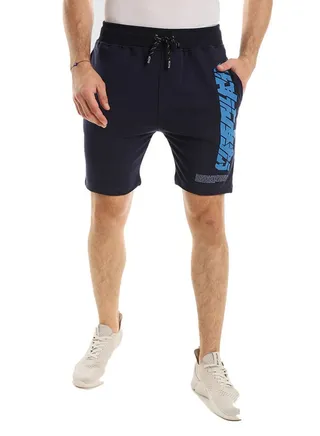 White Rabbit Wide Waist Printed Summer Cotton Short 