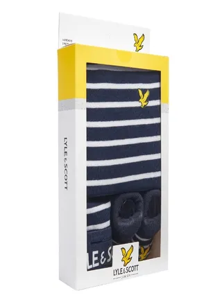 Lyle and Scott Boys Baby and Toddler Gifting 3 Piece Boxed Set 