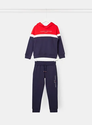 Kids/Teen Colourblock Hoodie And Pants Set 