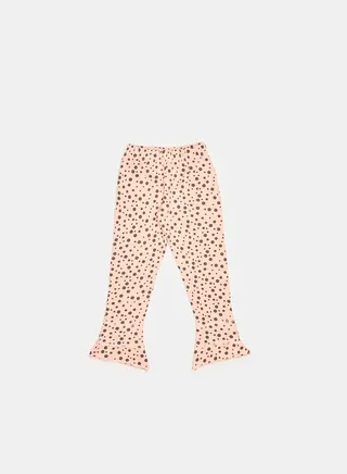 LEGGING POWDER PINK DOTTED Baby Girls 