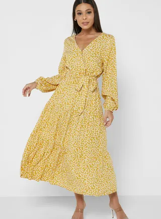 Belted Midi Dress
