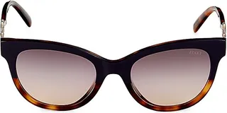 54MM Clubmaster Cat Eye Sunglasses