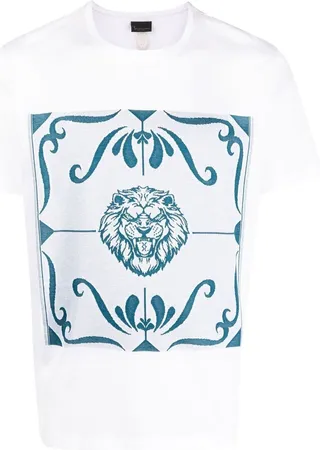 logo-print round-neck T-shirt