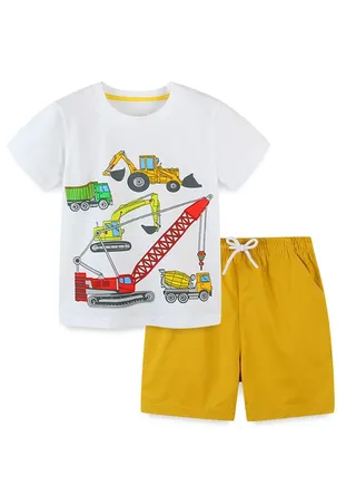 Boys Stylish Comfy T-Shirt And Shorts Set 