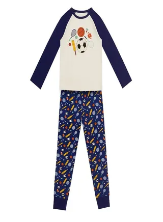 Greentreat Boys Organic Cotton Loungewear Set 