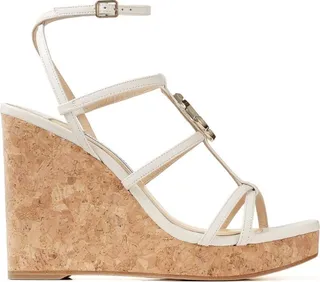 Jimmy Choo Jc 110 Suede Wedge Sandals