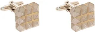 Lanvin Studded Logo Engraved Cufflinks