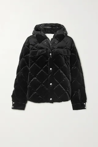 Bogner - Vela-d Quilted Velvet Down Ski Jacket - Black