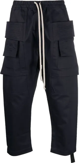 Cropped Cargo Trousers