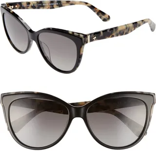 Daeshas 56mm Polarized Cat Eye Sunglasses
