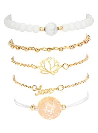 5-Piece Fashion Bracelet Set 