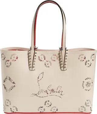 Small Cabata Loubinthesky Leather Tote