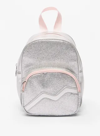 Girls Glitter Textured Backpack By Shoexpress 