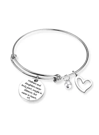 Stainless Steel Bangle Bracelet 