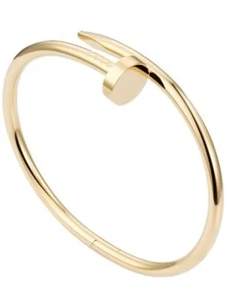 Nail Shaped Metal Bangle Bracelet 