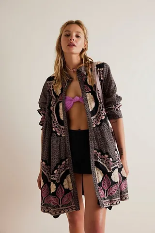 Smell The Roses Mini Dress by Free People