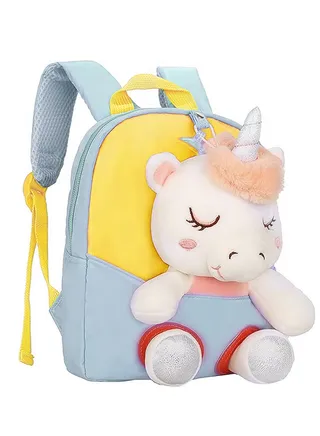 Adorable Backpack for Toddler Kids Cute Plush Animal Toy for Girl Mini Schoolbag with Plush Animal for Preschool Child 