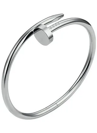Nail Shaped 18K Bangle Bracelet 