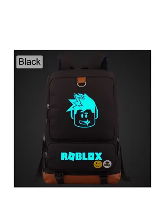 Blue Nightlight Roblox Game Youth Schoolbag 
