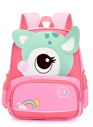 Skycare Waterproof Preschool Backpack, 3D Cute Cartoon Animal Schoolbag for Kids, Lunch Box Carry Bag for 4-8 Years Boys Girls 