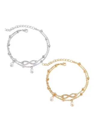 2-Piece Gold Plated Bracelet 