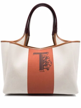 Monogram Canvas Tote Bag