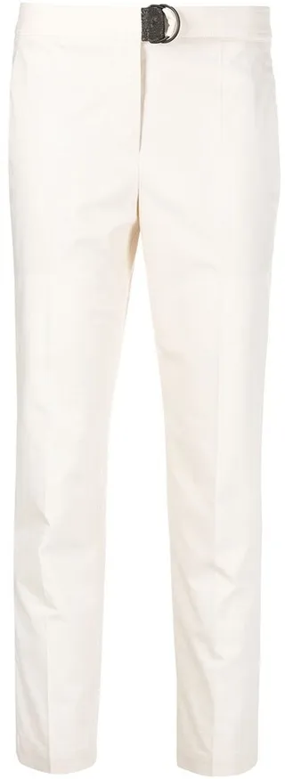 Low Rise Slim-Fit Trousers
