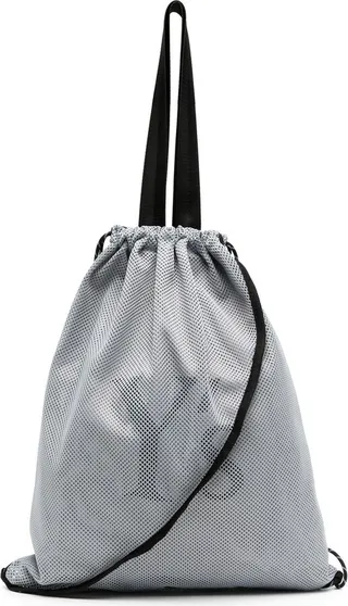 Mesh-Panel Tote Bag