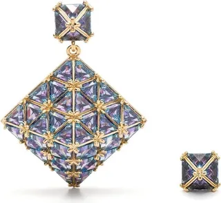 Curiosa asymmetric drop earrings