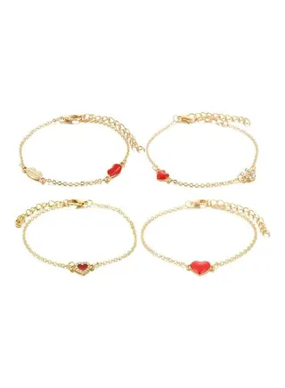 4-Piece Fashion Bracelet Set 