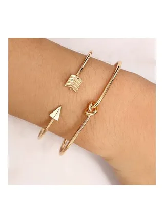 2-Piece Fashionable Bangle 