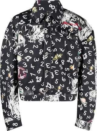 Printed Denim Jacket
