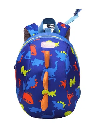 Kids Dinosaur Backpack Blue 