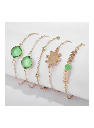 5-Piece Fashionable Bracelets 