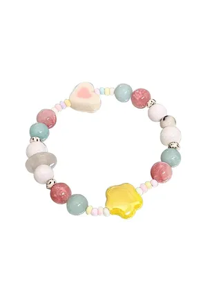 Candy Colour Cute Style Flower Heart Hand Jewellery 