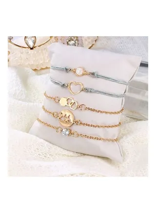 5-Piece Fashion Bracelet Set 