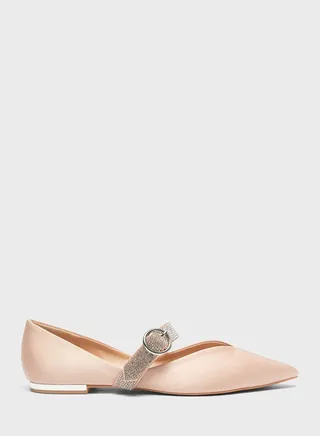 Buckle Strap Ballerinas 