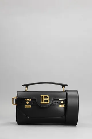 B-buzz 19 Hand Bag In Black Leather