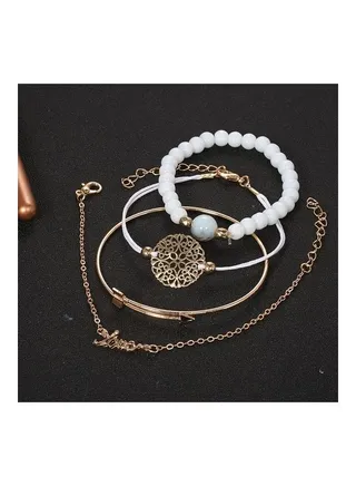 4-Piece Fashion Bracelet Set 
