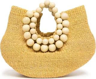 Bead Embellishment Tote Bag