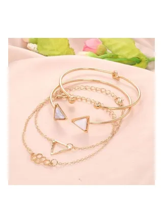 4-Piece Fashion Bracelet Set 