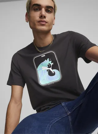 GRAPHICSS Wave Mens Shortsleeve T-shirt 