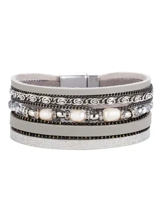 One Lap Rhinestone Designed Bracelet 