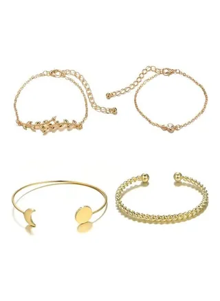 4-Piece Fashion Bracelet Set 