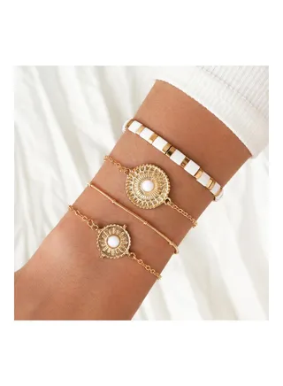 4-Piece Fashion Bracelet Set 