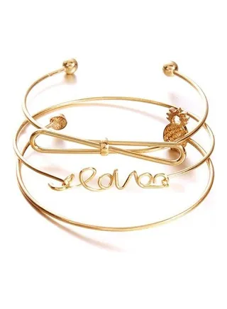 3-Piece Fashion Bracelet Set 