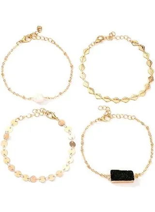 4-Piece Fashionable Bracelet 