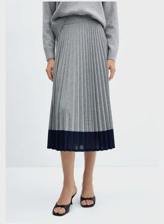 Plisse High Waist Skirt 
