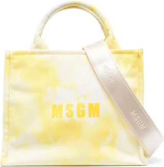 Tie-Dye Pattern Cotton Tote Bag
